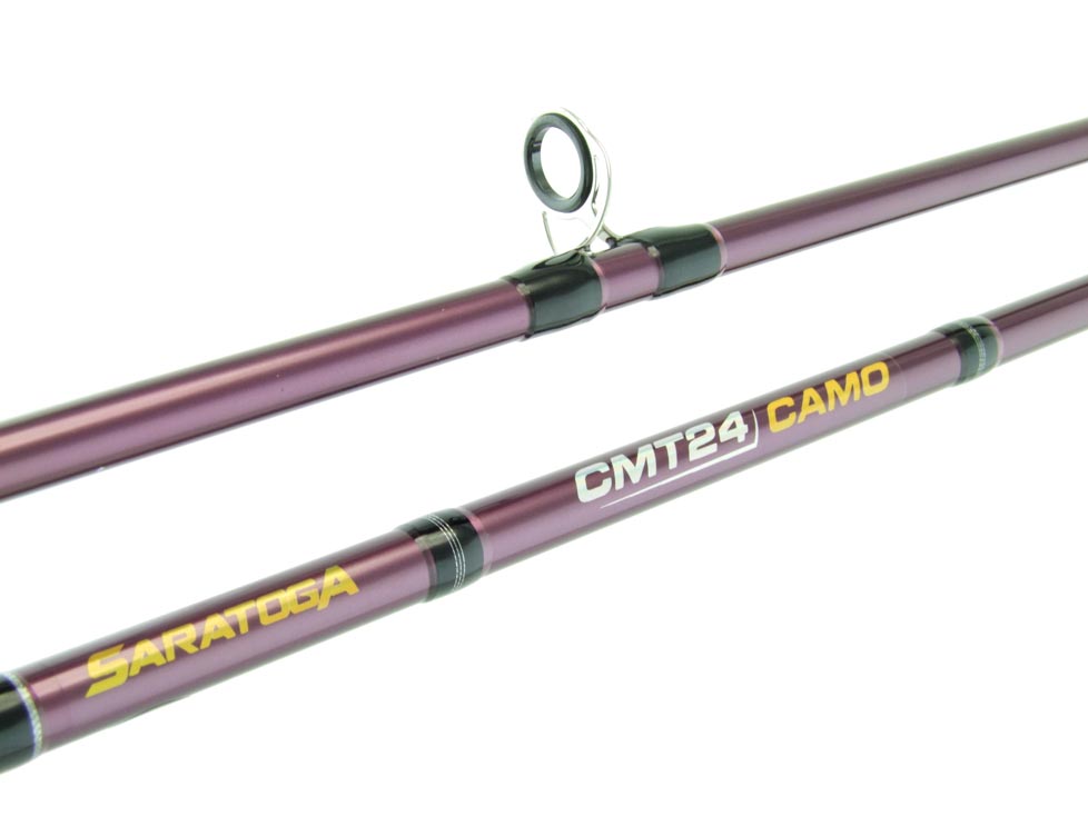 SARATOGA Graphite CMT24 Baitcast CAMO 6'0 24kg 2pc Baitcaster Barra