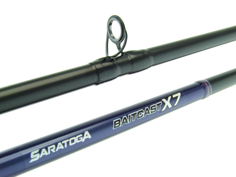 SARATOGA BAITCAST X7 4-6kg 6'0 2pc Baitcaster Overhead Barra Fishing Rod