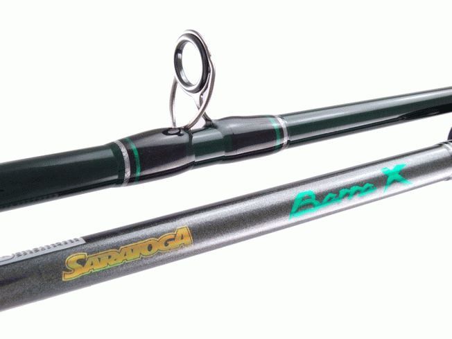 SARATOGA IM6 Graphite EC631M Barra X Baitcaster Fishing Rod 6'3 10kg Baitcast 2