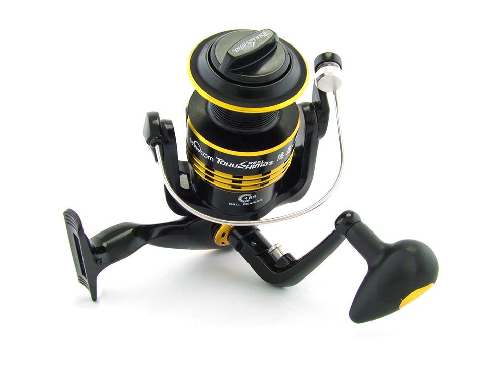 TOKUSHIMA FN4000 Snapper Boat Spinning Fishing Reel 4BB Alu Spool Salmon Tokushima