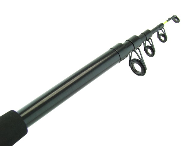 SARATOGA TELESPORTS FX6 7' 5-12kg 5pc Fibreglass Spinning Telescopic Fishing Rod 5