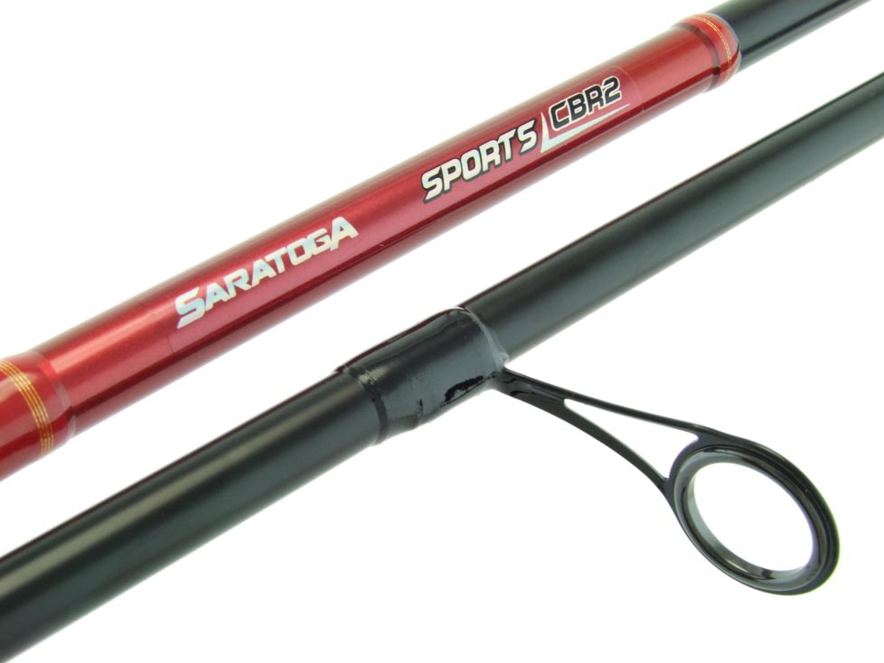 SARATOGA SPORTS CBR2 6'6 4-8kg Fibreglass Snapper Flathead Spinning Fishing Rod