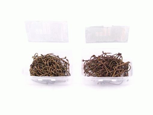 200x SIZE 1 Bulk Pack Chemically Sharpened Baitholder Fishing Tackle Hooks 0