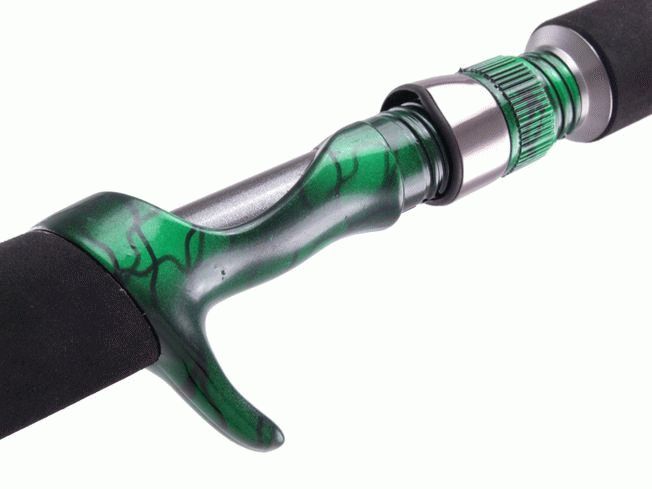 SARATOGA IM6 Graphite EC631M Barra X Baitcaster Fishing Rod 6'3 10kg Baitcast 0