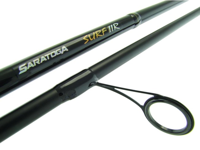 SARATOGA SURF IIR 8'0 5-9kg 2pc Fibreglass Light Surf Beach Spinning Fishing Rod 0