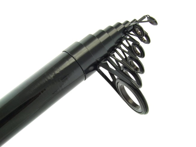 SARATOGA TELESPORTS FX6 10' 8-15kg Fibreglass Surf Beach Telescopic Fishing Rod 0