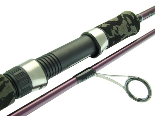 SARATOGA BNR24 CAMO 6'6 8kg Graphite Soft Plastics Snapper Spinning Fishing Rod 1