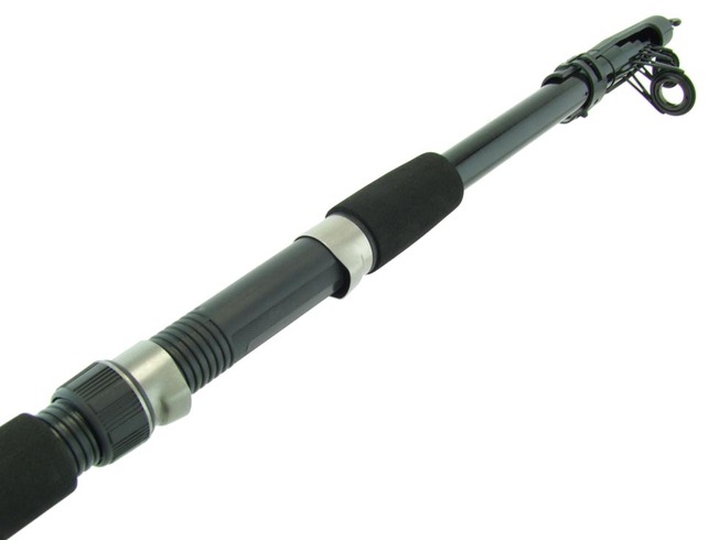 SARATOGA TELESPORTS FX6 7' 5-12kg 5pc Fibreglass Spinning Telescopic Fishing Rod 2