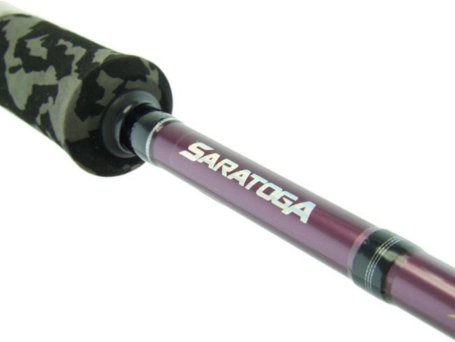 SARATOGA BNR24 CAMO 6'6 8kg Graphite Soft Plastics Snapper Spinning Fishing Rod 3