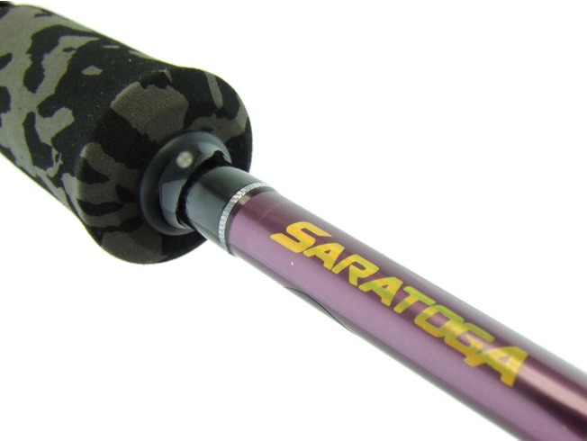 SARATOGA Graphite CMT24 Baitcast CAMO 6'0 2-4kg 2pc Baitcaster Barra Fishing Rod 3