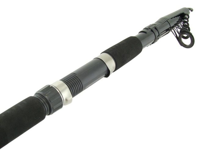 SARATOGA TELESPORTS FX6 10' 8-15kg Fibreglass Surf Beach Telescopic Fishing Rod 4