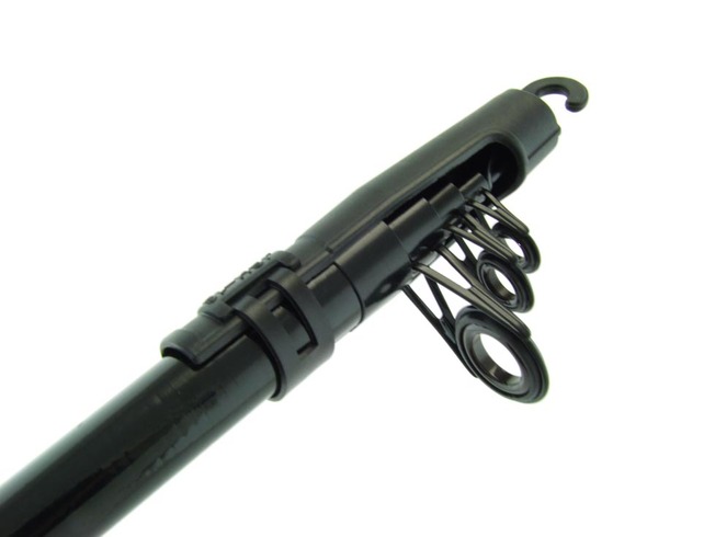 SARATOGA TELESPORTS FX6 7' 5-12kg 5pc Fibreglass Spinning Telescopic Fishing Rod 4