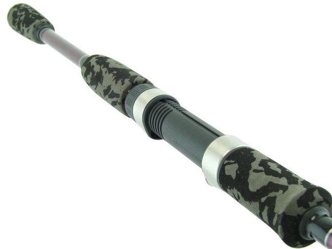 SARATOGA BNR24 CAMO 6'6 8kg Graphite Soft Plastics Snapper Spinning Fishing Rod 5