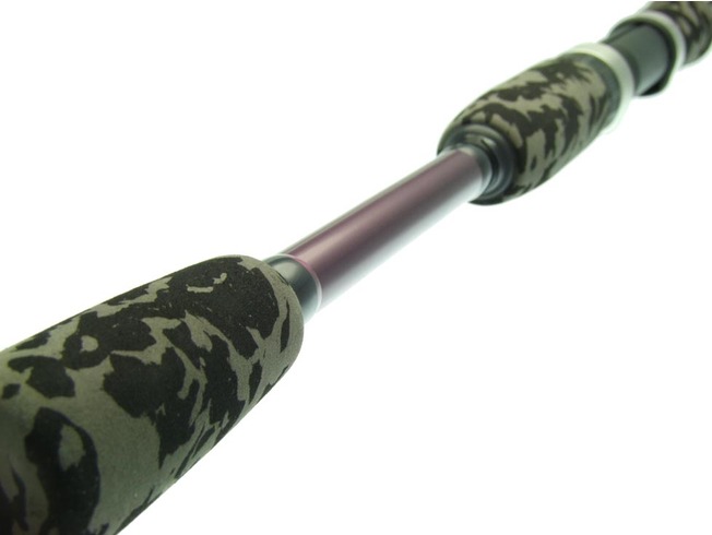 SARATOGA BNR24 CAMO 6'6 8kg Graphite Soft Plastics Snapper Spinning Fishing Rod 6