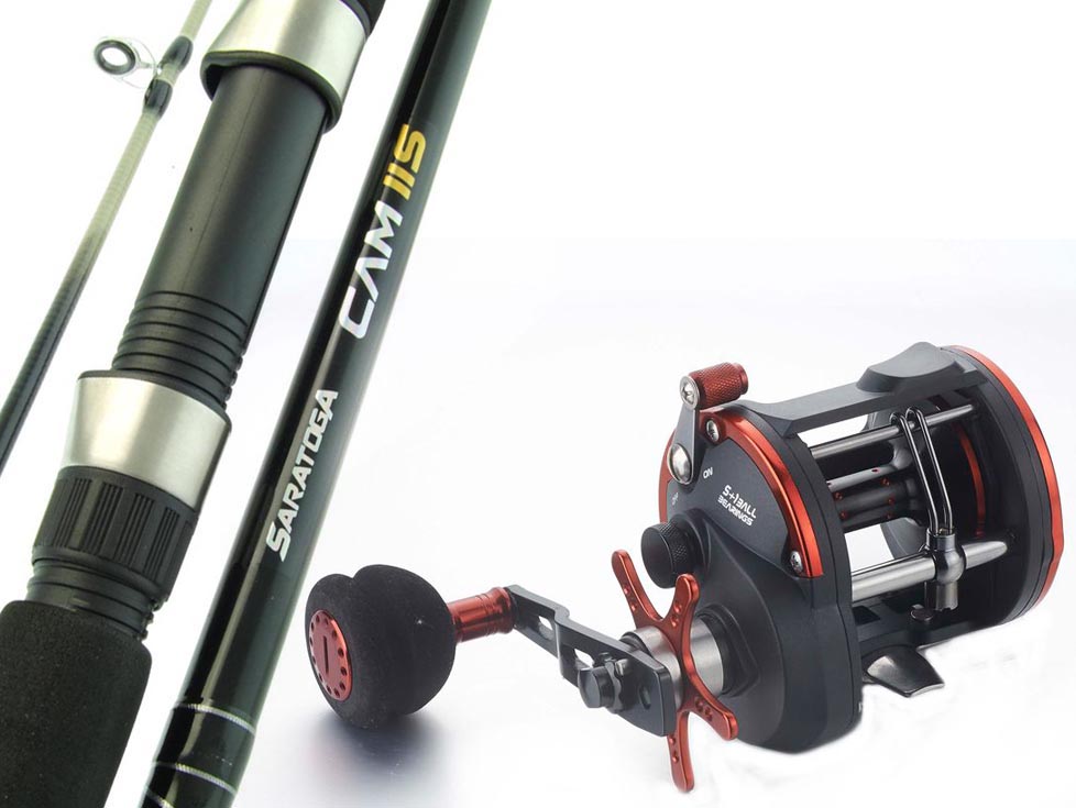 SARATOGA 6'6 15kg Overhead Trolling Jigging Fishing Rod Reel Combo Boat Presale