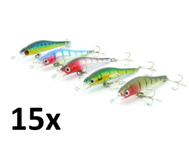 15x SARATOGA Tournament Deep Diving 6gm 9.5cm Salmon/Tailor Fishing Lures