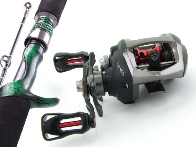 SARATOGA 6'3 10kg Baitcast Fishing Rod and Reel Combo Baitcaster Barra Presale