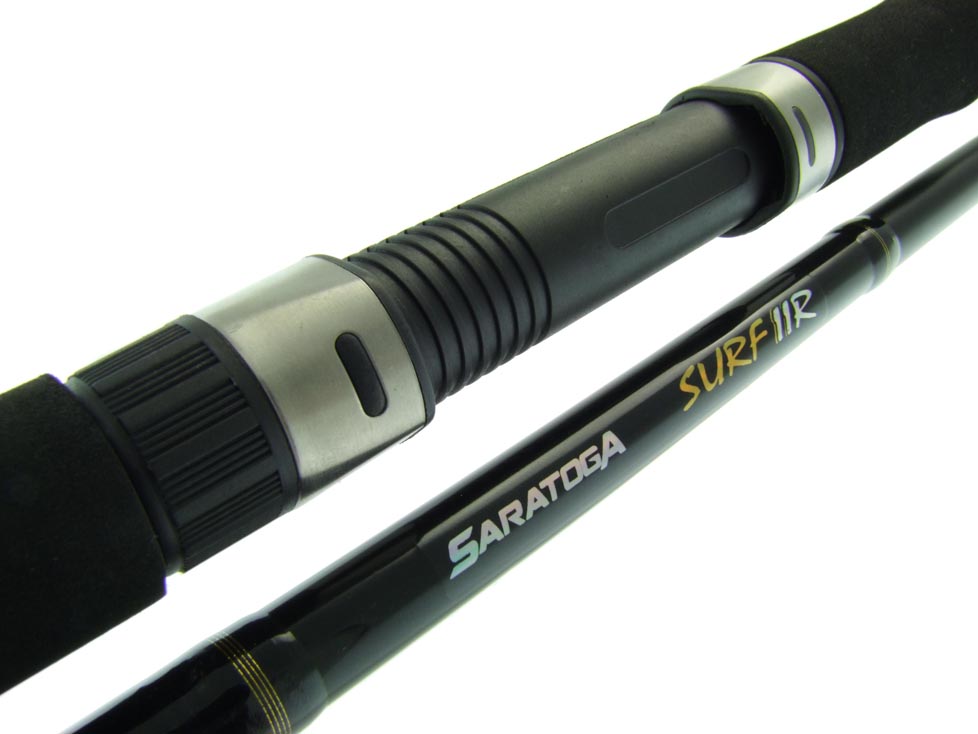 SARATOGA SURF IIR 8'0 5-9kg 2pc Fibreglass Light Surf Beach Spinning Fishing Rod