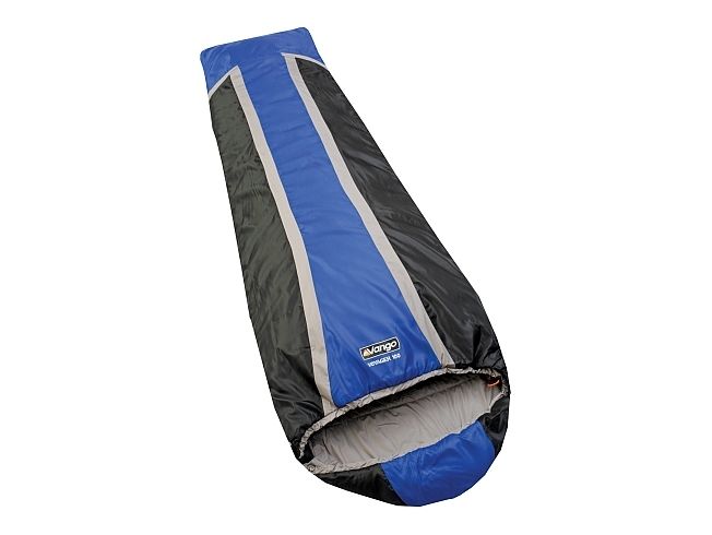 Vango Voyager 100 Mummy Sleeping Bag Camping Travel 1kg Lightweight 8-25C 210cm