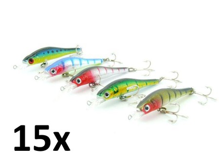 15x SARATOGA Tournament Deep Diving 6gm 9.5cm Salmon/Tailor Fishing Lures